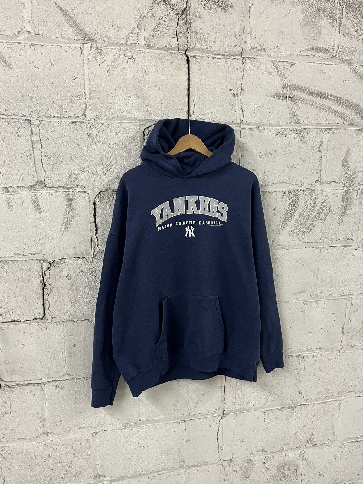 New York Yankees NY Yankees vintage boxy fit hoodie streetwear hype sports Size US L / EU 52-54 / 3 - 3 Thumbnail