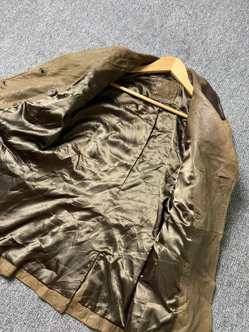 Banana Republic Banana Republic Double Breasted Leather Jacket (202) Size US S / EU 44-46 / 1 - 5 Thumbnail