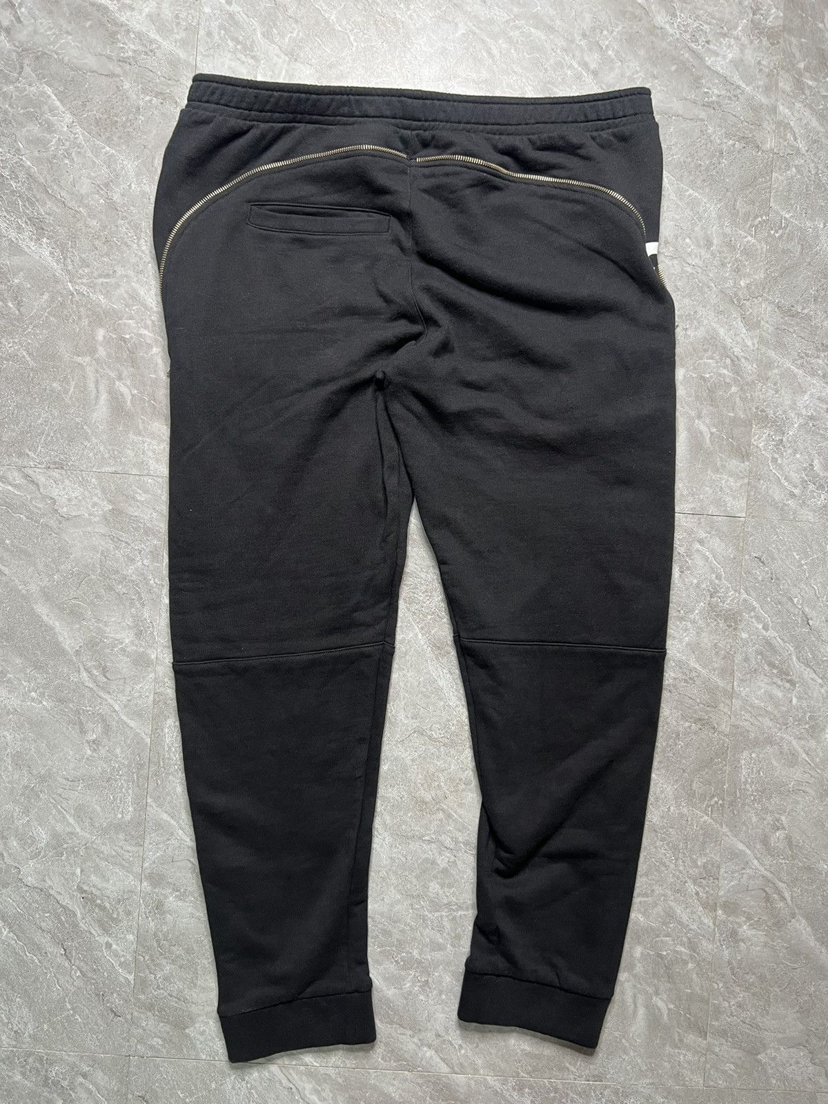 Hood By Air Double Sided Zip Logo Sweat Pants