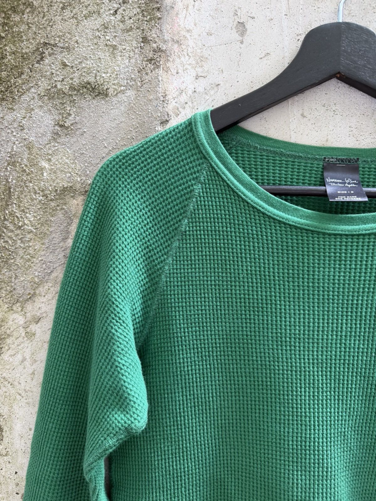 Number (N)ine Number Nine AW03 “Touch Me I’m Sick” Waffle Knit Thermal Size US S / EU 44-46 / 1 - 3 Thumbnail
