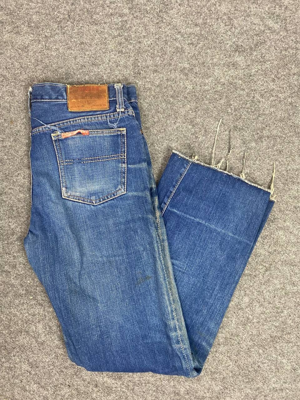 vintage borman distressed denim nice design
