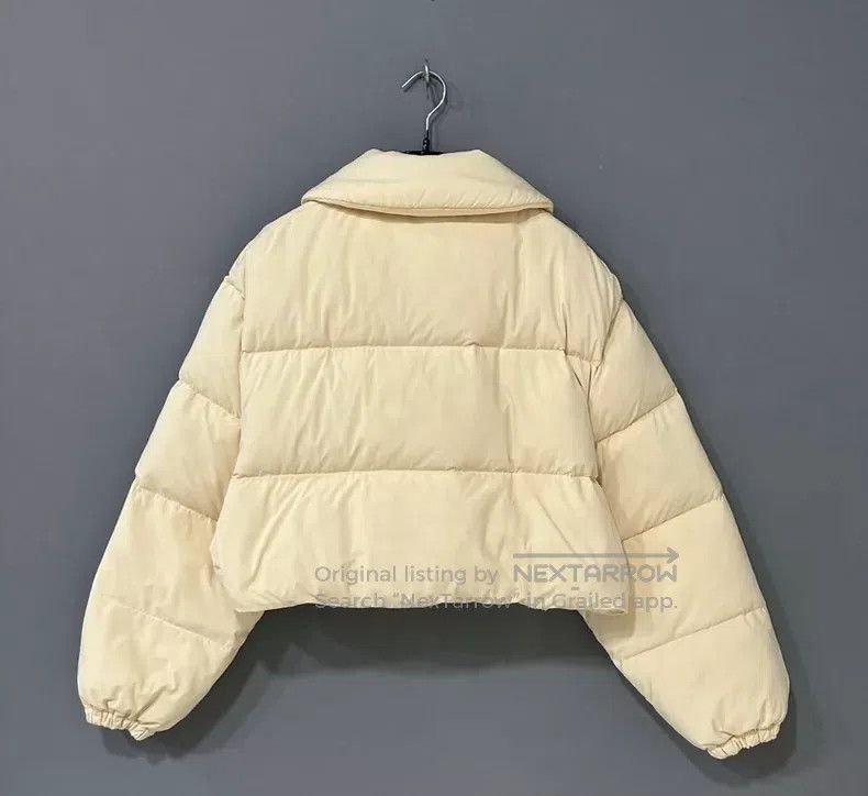 Miu Miu Miu Miu 42 Cheese color logo down jacket Size L / US 10 / IT 46 - 3 Thumbnail