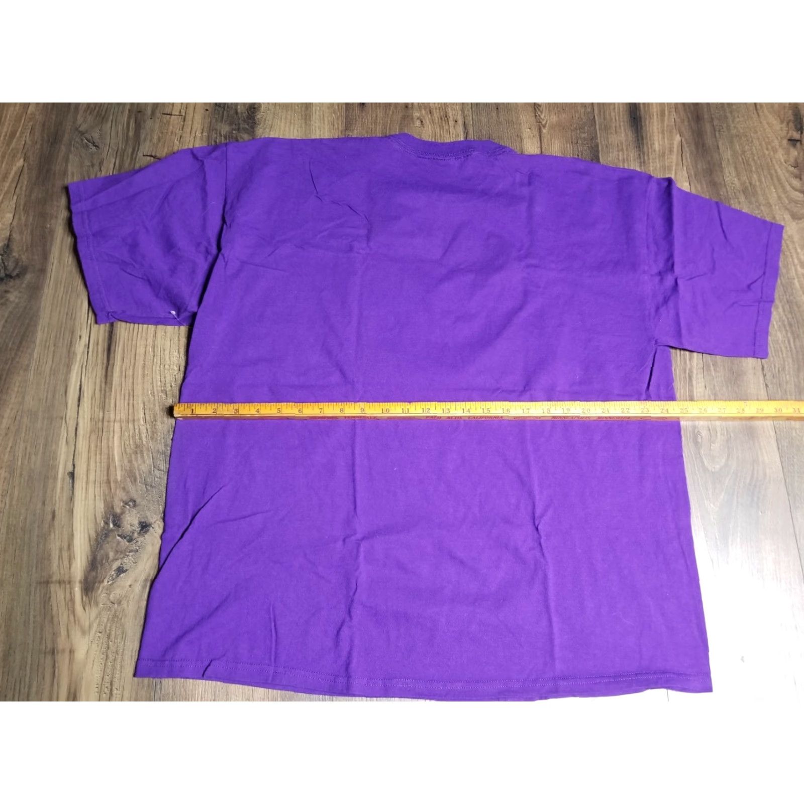 Gildan Retro 2XL Mens Halloween T-Shirt Purple Ghost BOO YA Funny Size US XXL / EU 58 / 5 - 2 Thumbnail