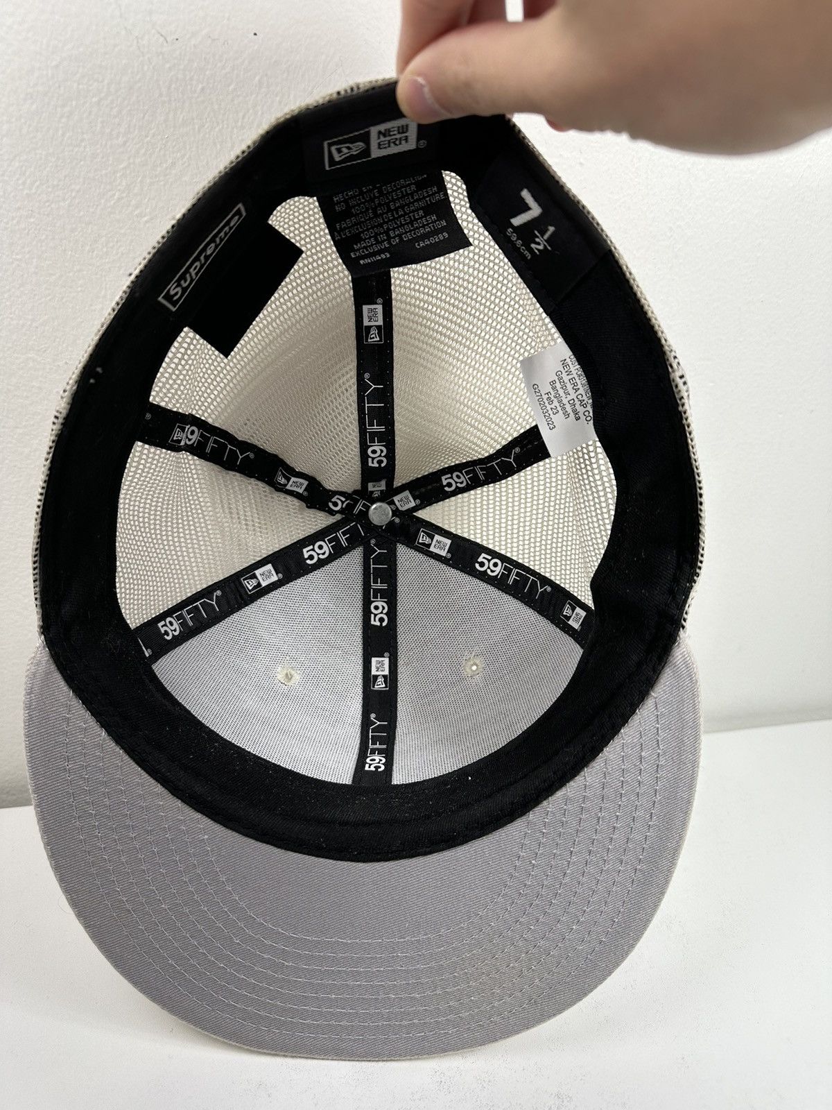 Supreme Supreme Box Logo Mesh Back New Era Hat Size ONE SIZE - 7 Thumbnail