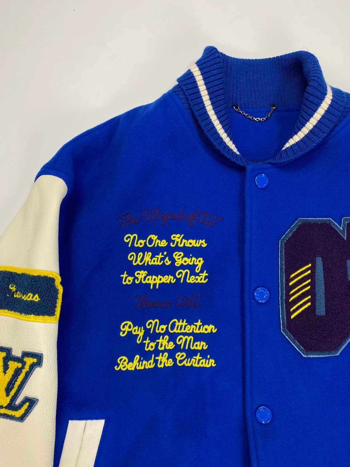 Louis Vuitton LV SS19 WIZARD OF OZ VARSITY JACKET SZ:48|50|56 Size US XL / EU 56 / 4 - 4 Thumbnail