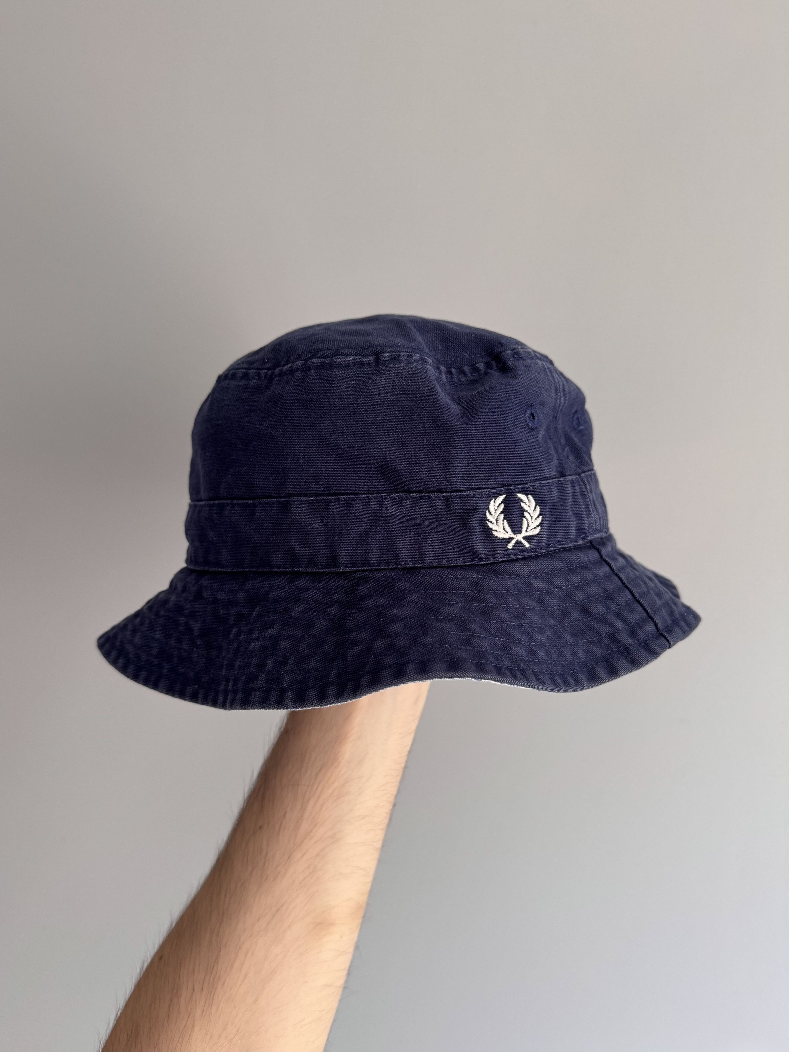 Fred Perry Vintage Fred Perry Reversible Bucket Hat Size ONE SIZE - 1 Thumbnail