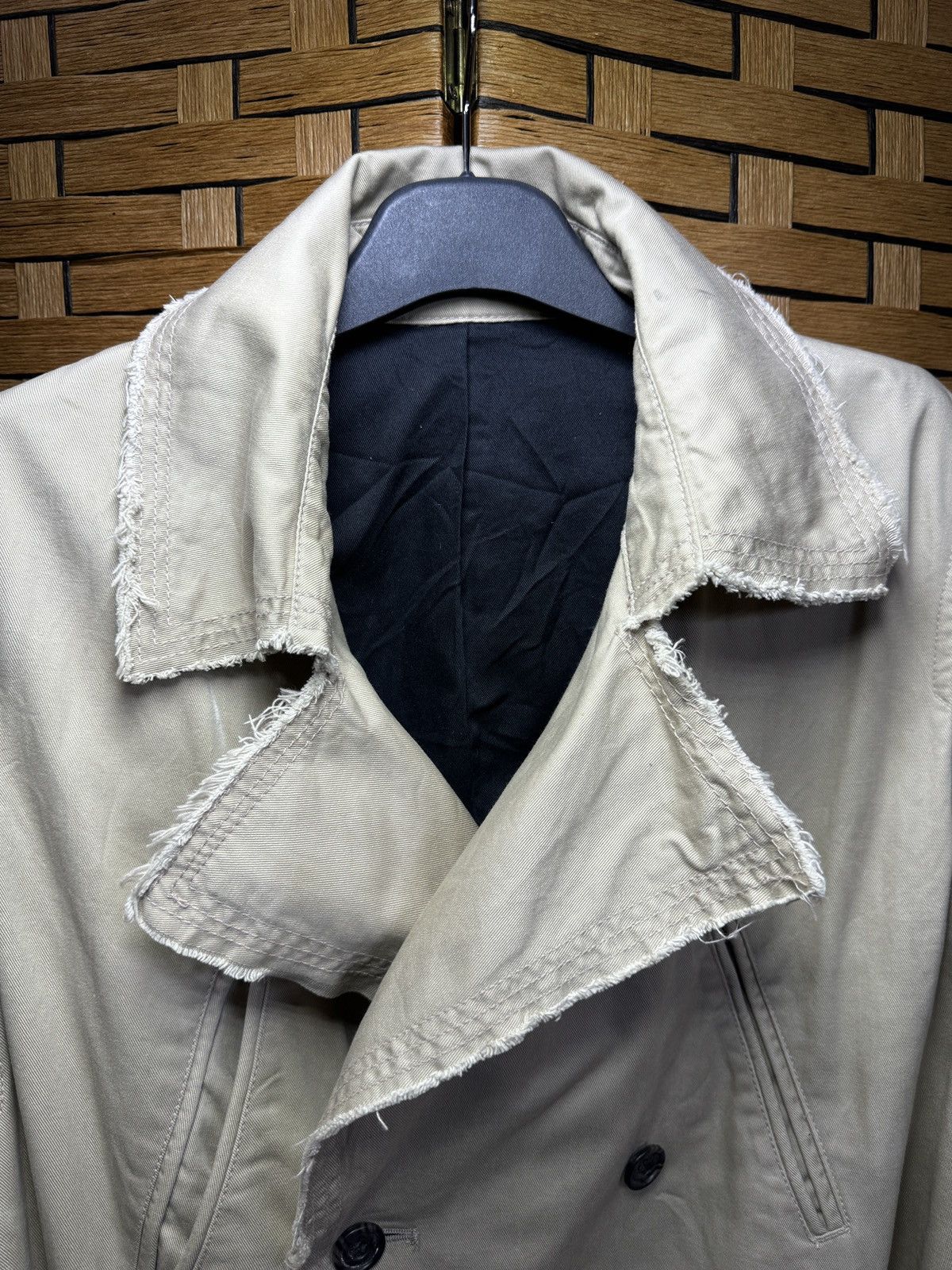 Japanese Brand × PPFM Vintage PPFM Trash Design Trench Coat Size US M / EU 48-50 / 2 - 4 Thumbnail