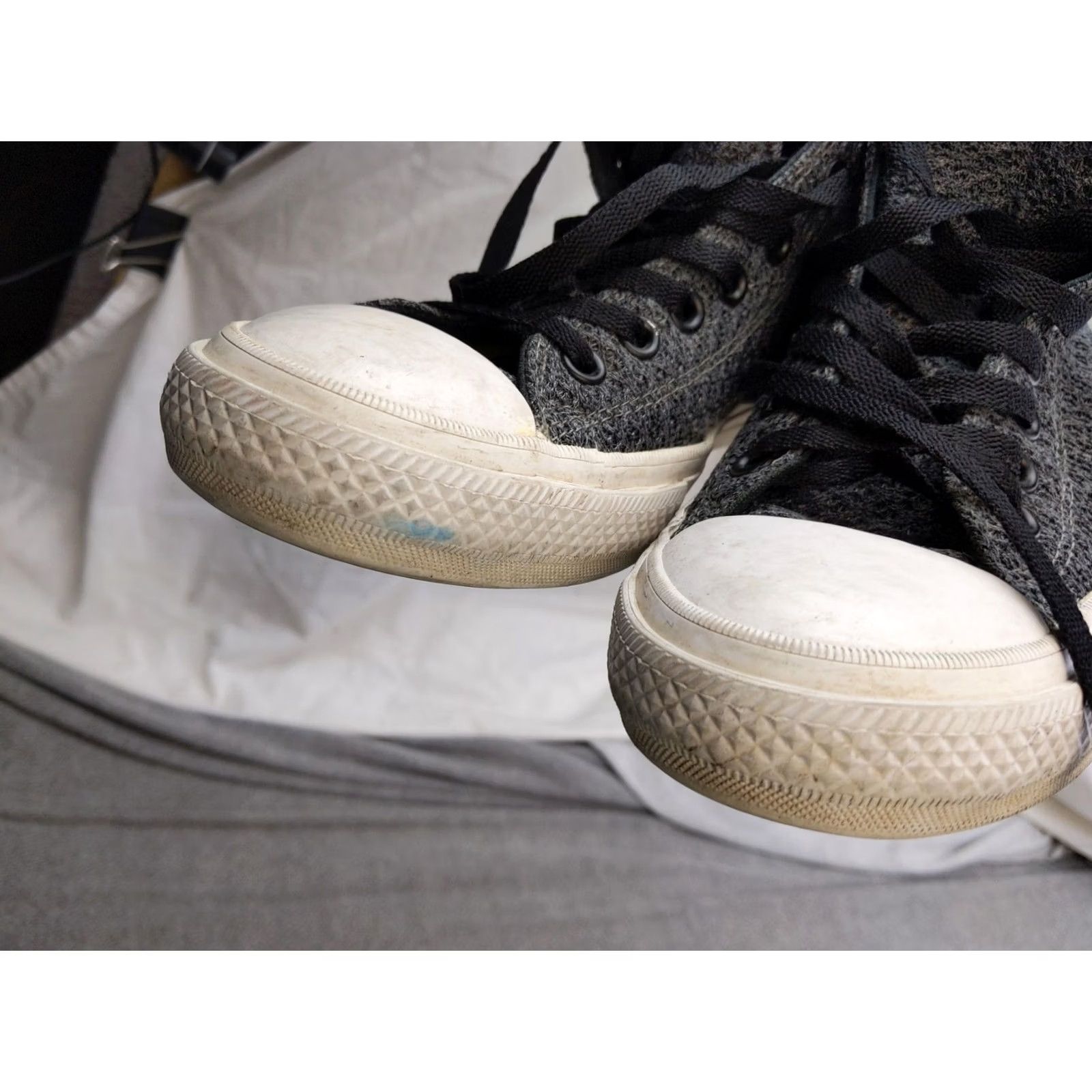 Converse Converse Chuck Taylor All Star Hi Shoes Mens 8 Womens 10 Gray Knit Sneakers Size M / US 6-8 / IT 42-44 - 5 Thumbnail