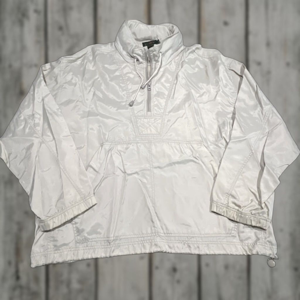 J.Crew Vintage J.Crew Anorak Hood Windbreaker Jacket Men XL Nylon Solid 90s Outdoor Sports Size US XL / EU 56 / 4 - 1 Thumbnail