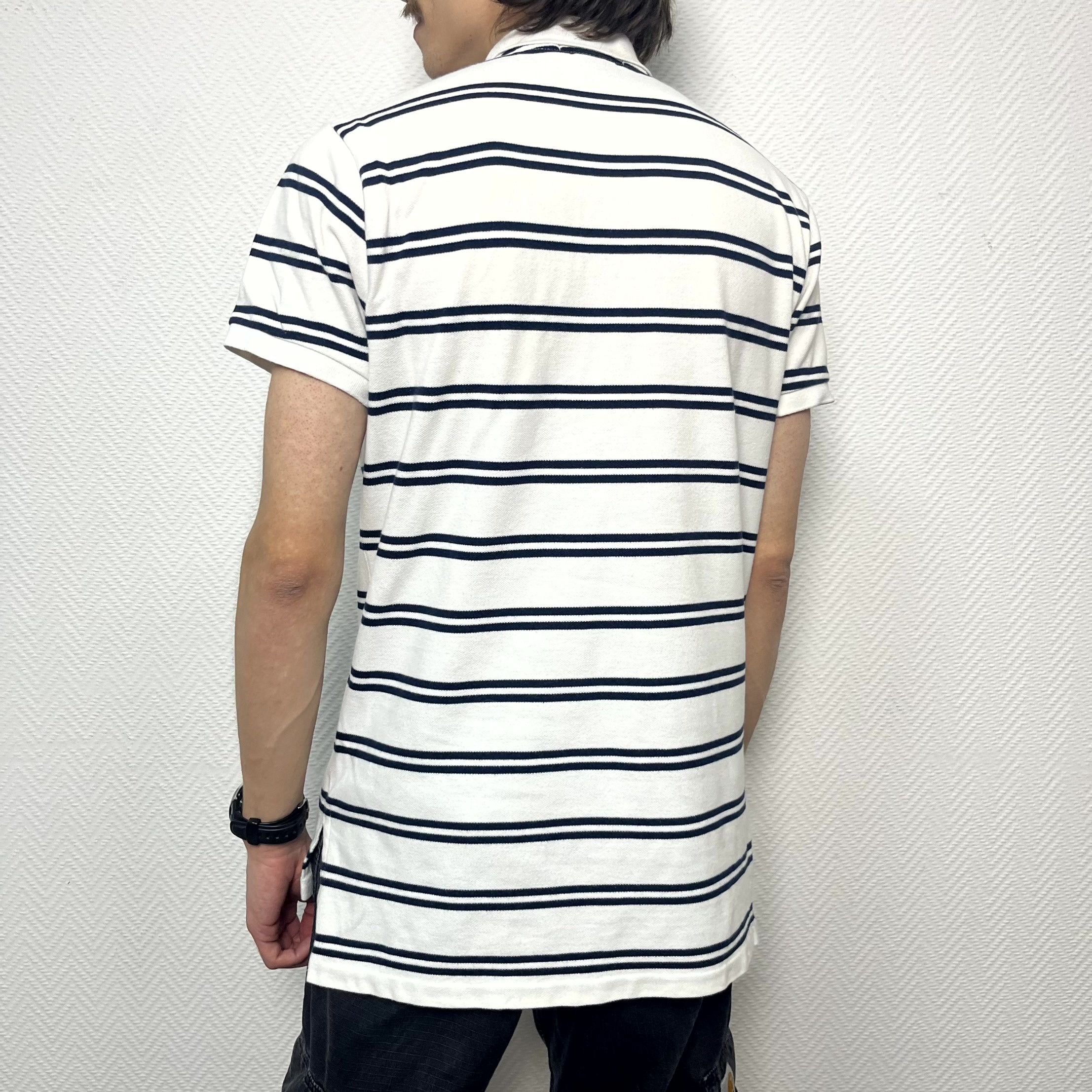 Polo Ralph Lauren Ralph Lauren Polo Striped White T-Shirt Custom Fit Size M Size US M / EU 48-50 / 2 - 10 Thumbnail