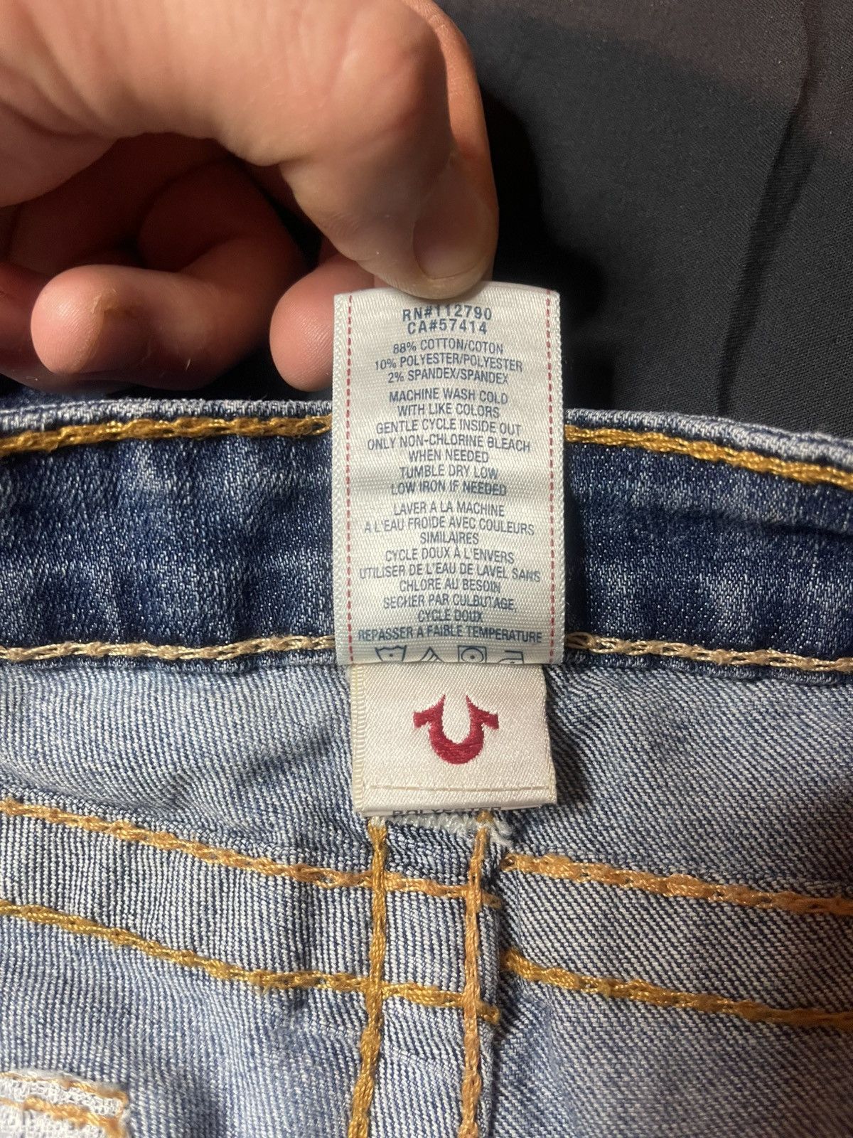 True Religion TRUE RELIGION Skinny wflps Big T Havana Size 28" / US 6 / IT 42 - 13 Thumbnail