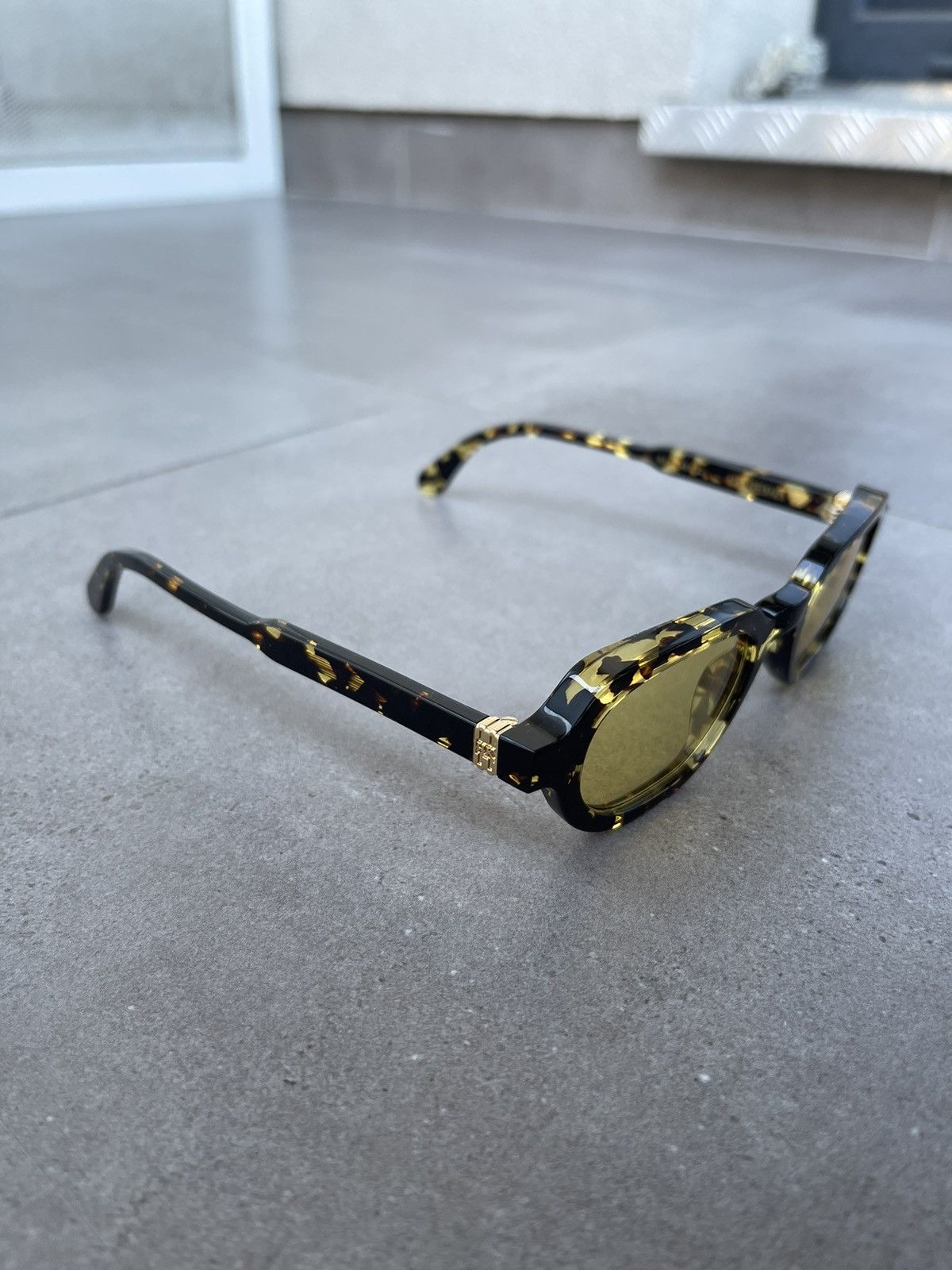Han Kjobenhavn !DS! Han Kjobenhavn Banks Yellow Tortoise Sunglasses Size ONE SIZE - 9 Thumbnail