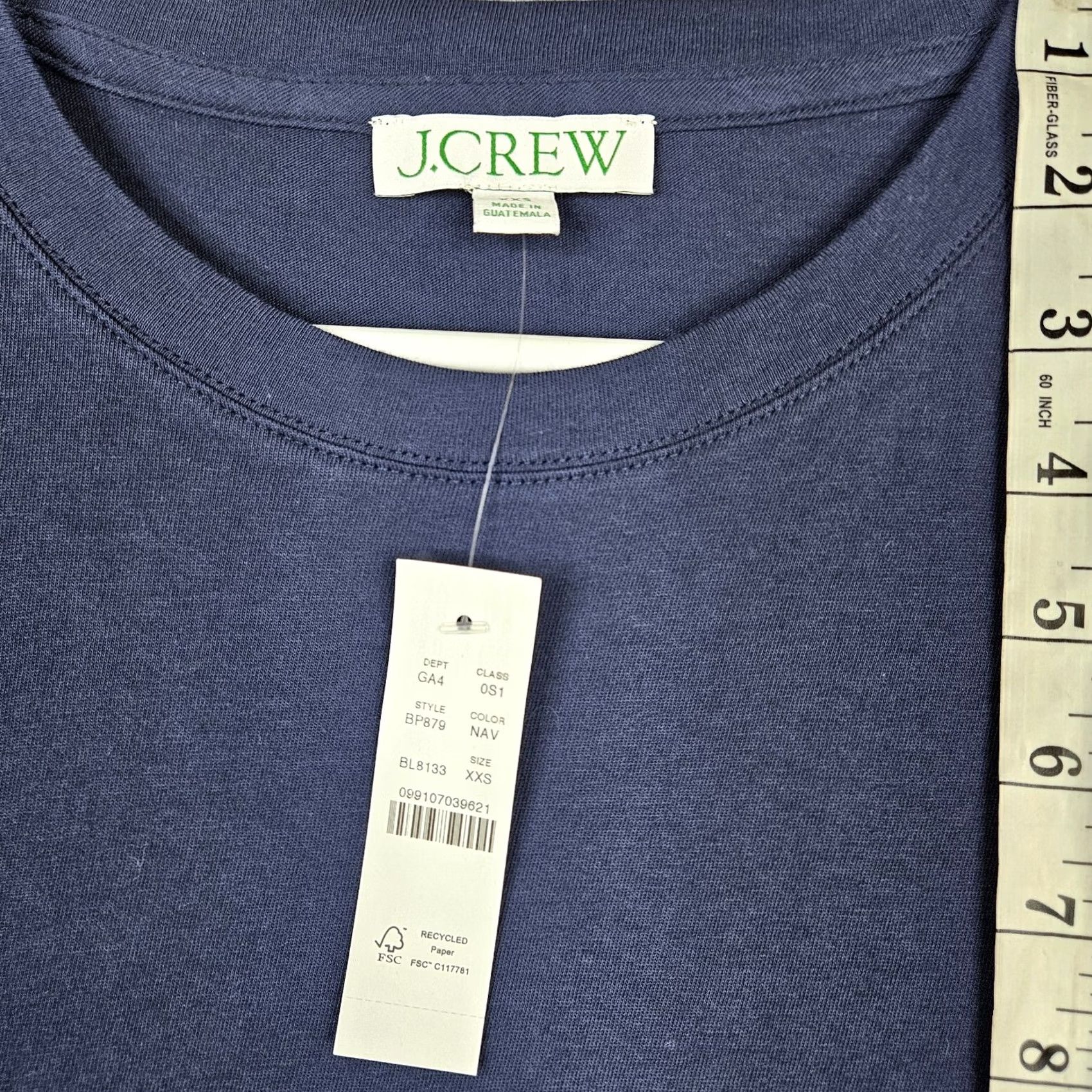 J.Crew J.CREW Dress Navy blue Swing Short Tiered Ruffled Sleeve Casual Female XXS New Size S Blue Size S / US 4 / IT 40 - 5 Thumbnail
