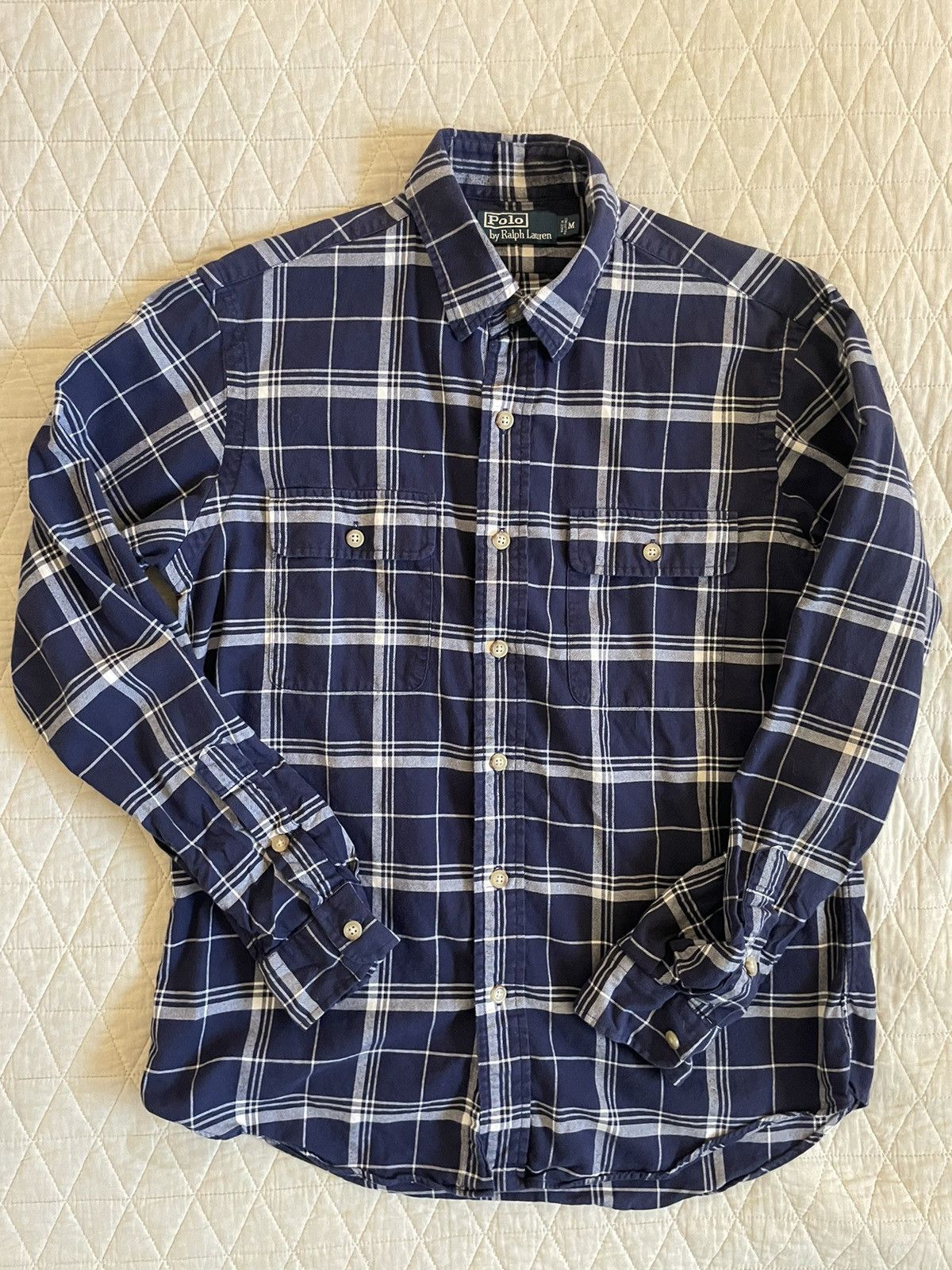 Polo Ralph Lauren Check Flannel Shirt Size US M / EU 48-50 / 2 - 2 Thumbnail