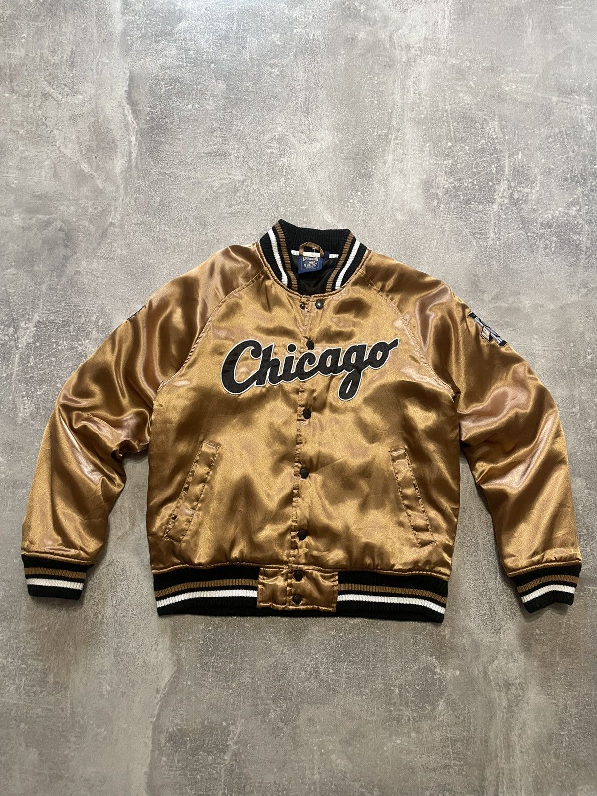 Majestic Vintage Chicago White Sox Majestic Baseball Bomber Jacket Size US S / EU 44-46 / 1 - 11 Thumbnail
