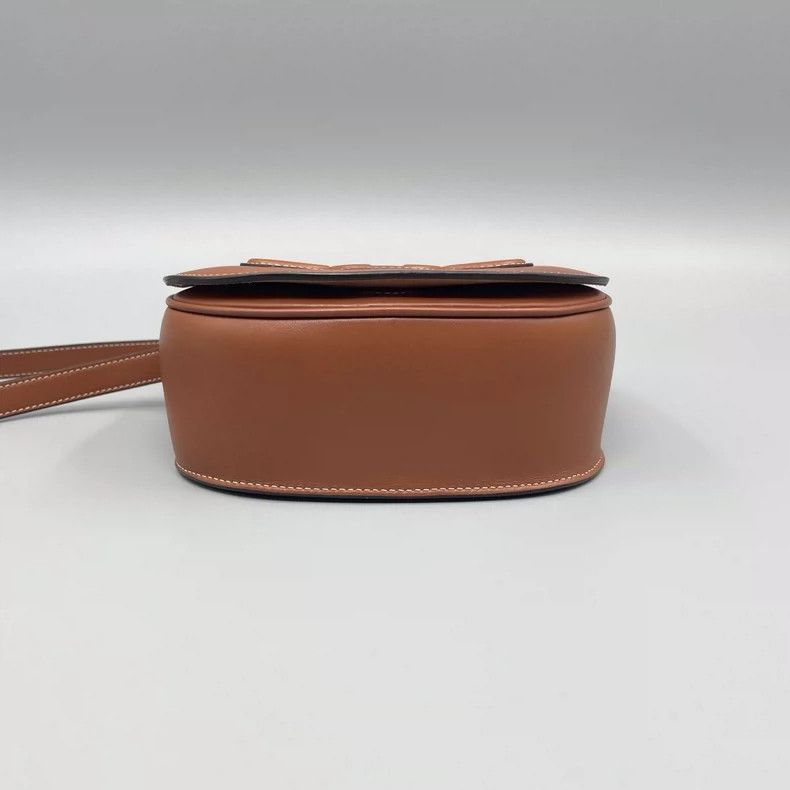Celine Celine Caramel Embossed Crossbody Bag-2505 Size ONE SIZE - 3 Thumbnail