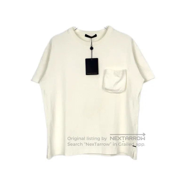 Louis Vuitton Louis Vuitton White dark lines full logo short sleeve Size US M / EU 48-50 / 2 - 1 Thumbnail