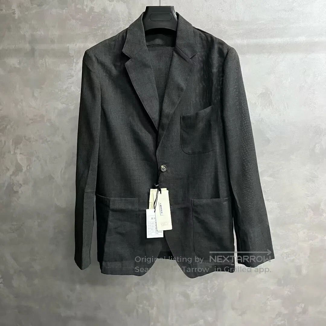 Givenchy Givenchy Solid-color collar long-sleeve blazer| Size 48S - 1 Thumbnail