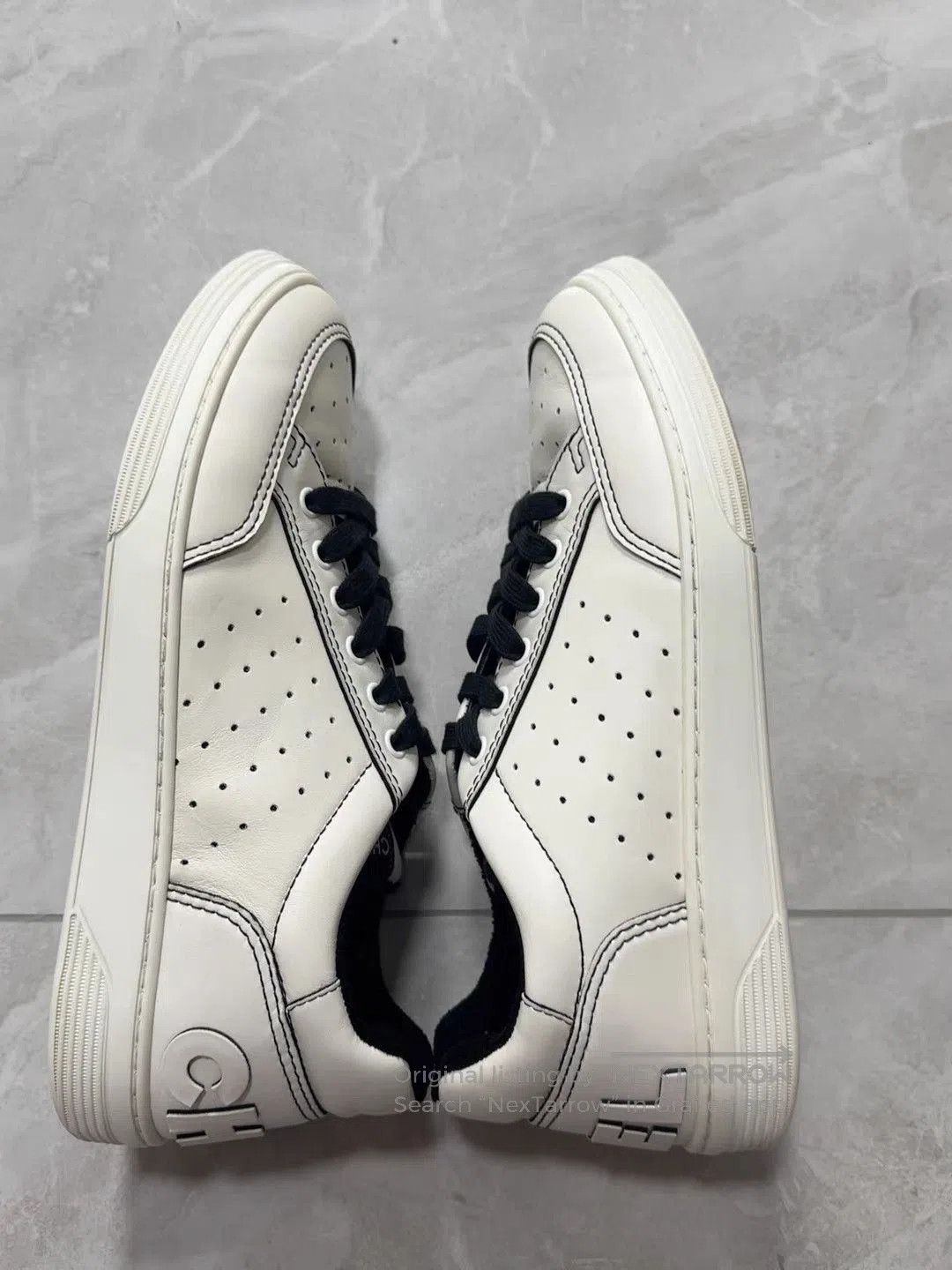 Chanel White Low-Top Sneakers Size 8. Size US 8 / EU 41 - 4 Thumbnail