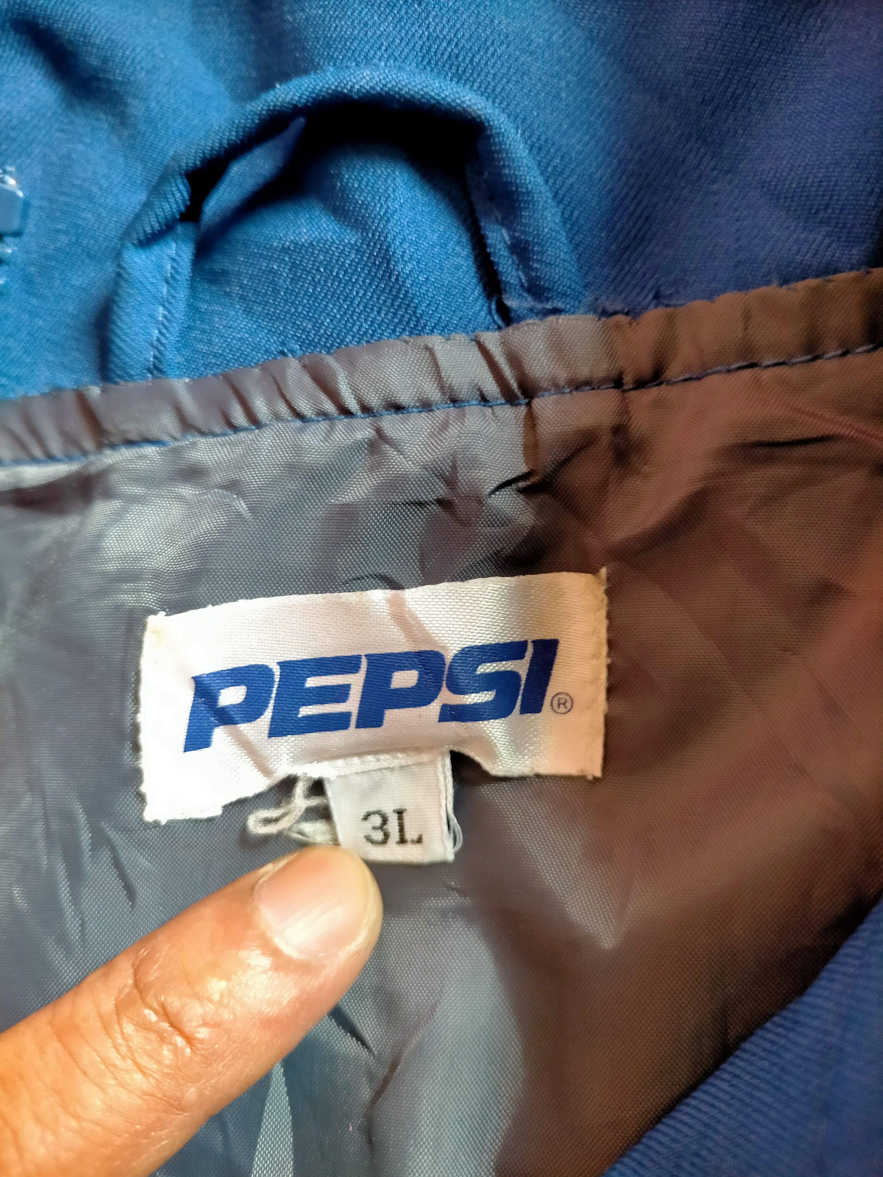 Pepsi Vintage PEPSI Workwear Embroidered Zipped Jacket Size US XXL / EU 58 / 5 - 14 Thumbnail