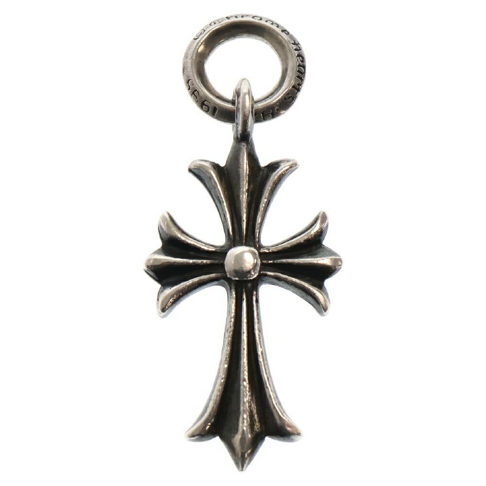 アクセサリー Chrome Hearts Tiny CH Cross Charm Silver CHROME HEARTS 1 Ball Tiny CH Cross Pendant Head Cross Swing Charm
