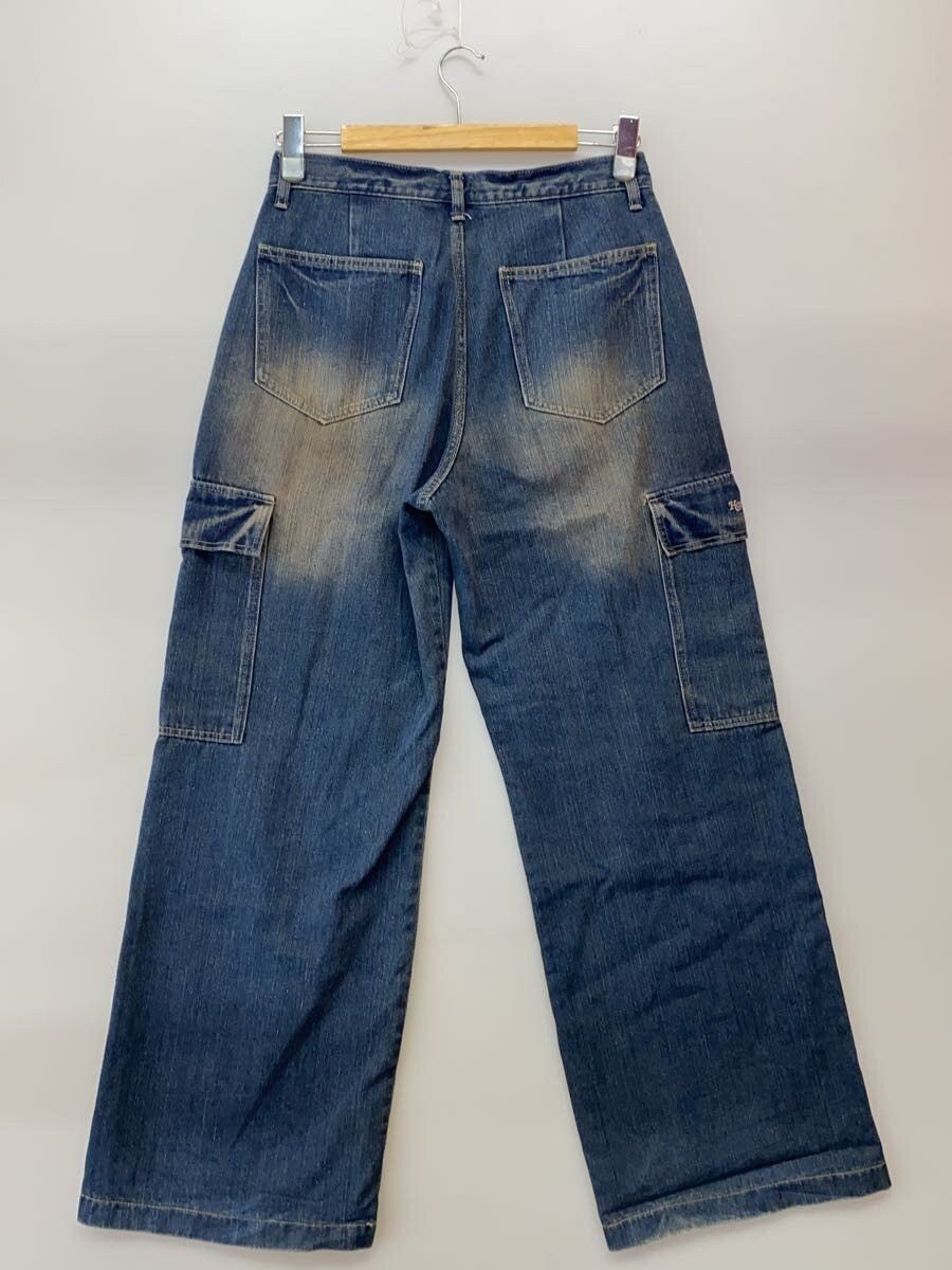 Hysteric Glamour Wide Leg Aged Cargo Denim Jeans Size US 29 - 2 Thumbnail