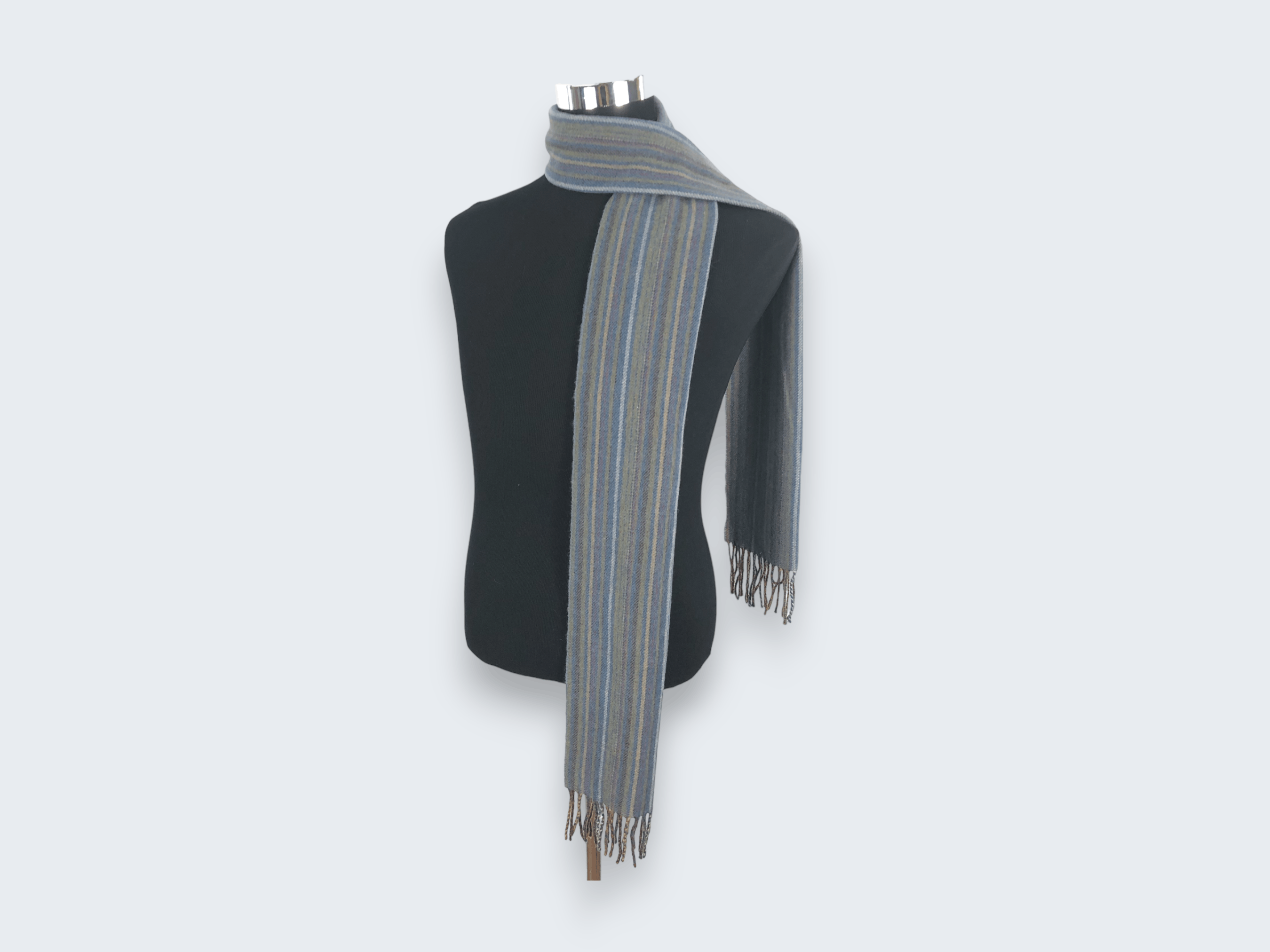 Barbour × Vintage Vintage Barbour Scarf Muffler MF244 Size ONE SIZE - 2 Thumbnail