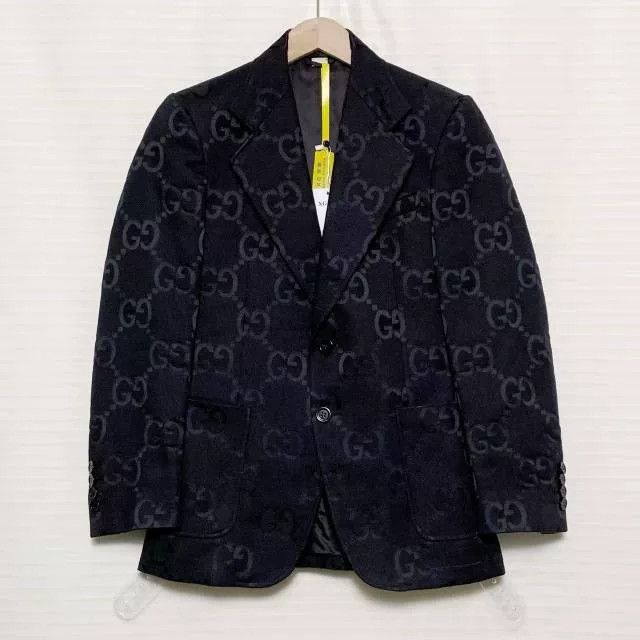 Gucci Gucci FW21 Classic Pattern Single-Breasted Coat Size US L / EU 52-54 / 3 - 1 Thumbnail