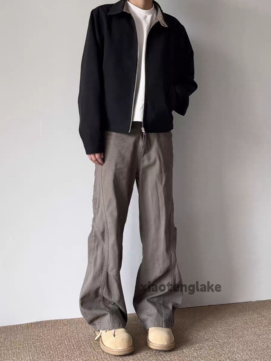 Designer × Japanese Brand × Vintage washed faded cleanfit yuppie bootcut patchwork pants Size US 30 / EU 46 - 1 Thumbnail