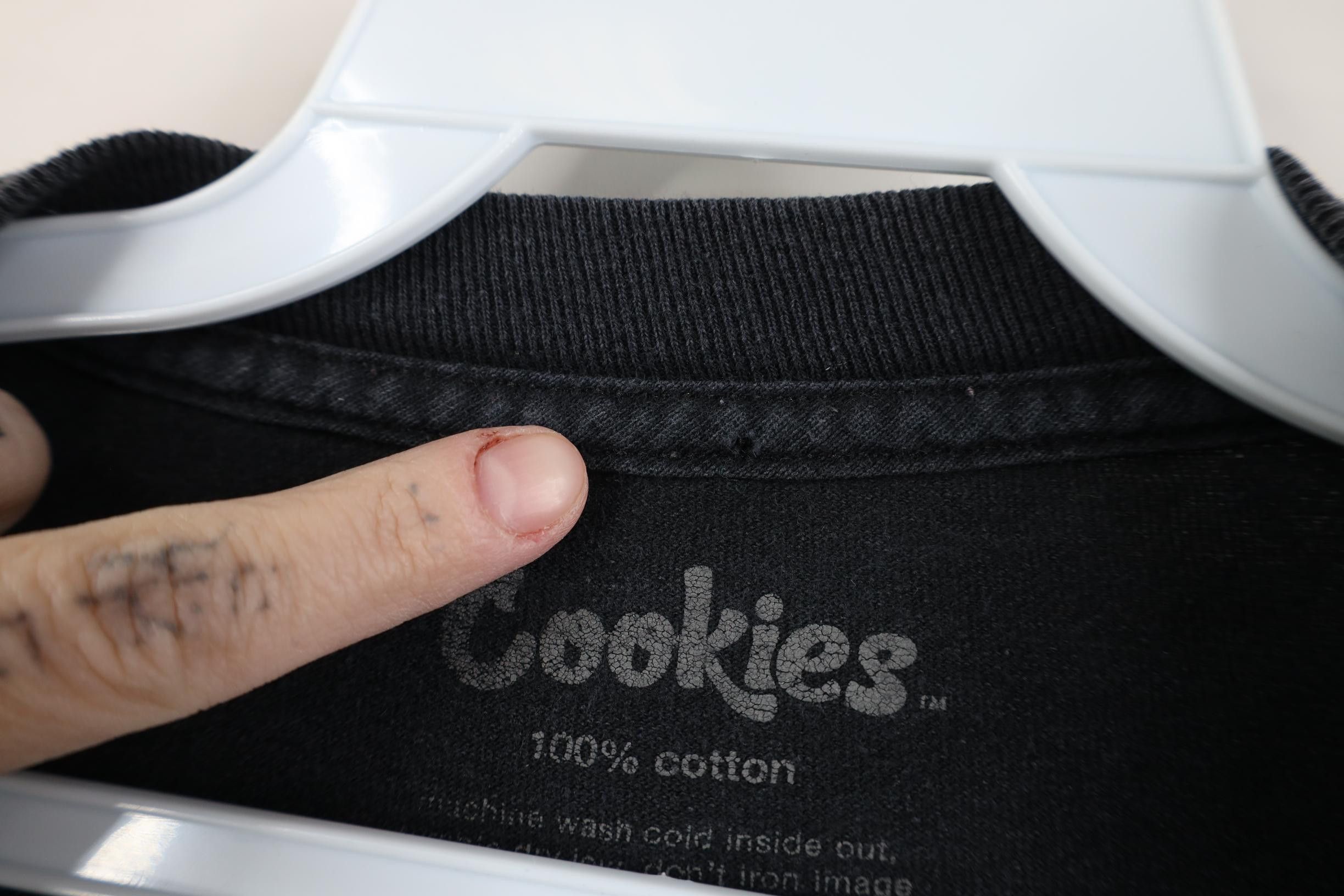 Vintage Vintage Cookies Skateboards Skateboarding T-Shirt Black Size US XL / EU 56 / 4 - 6 Thumbnail