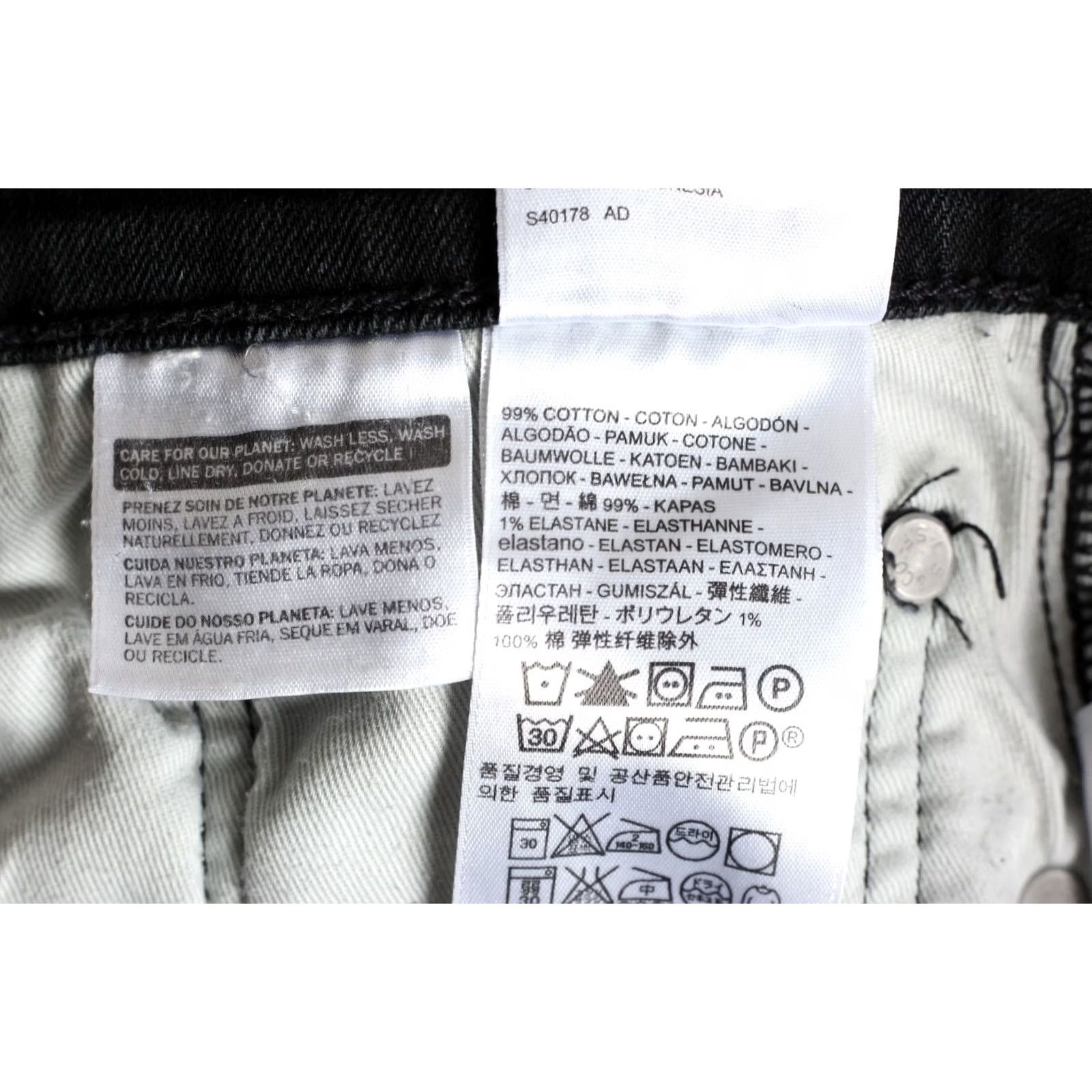 Levi's Levi's 512 Slim Tapered Stretch Jeans Men Size W31 L30 Grey Dark Size US 31 - 7 Thumbnail