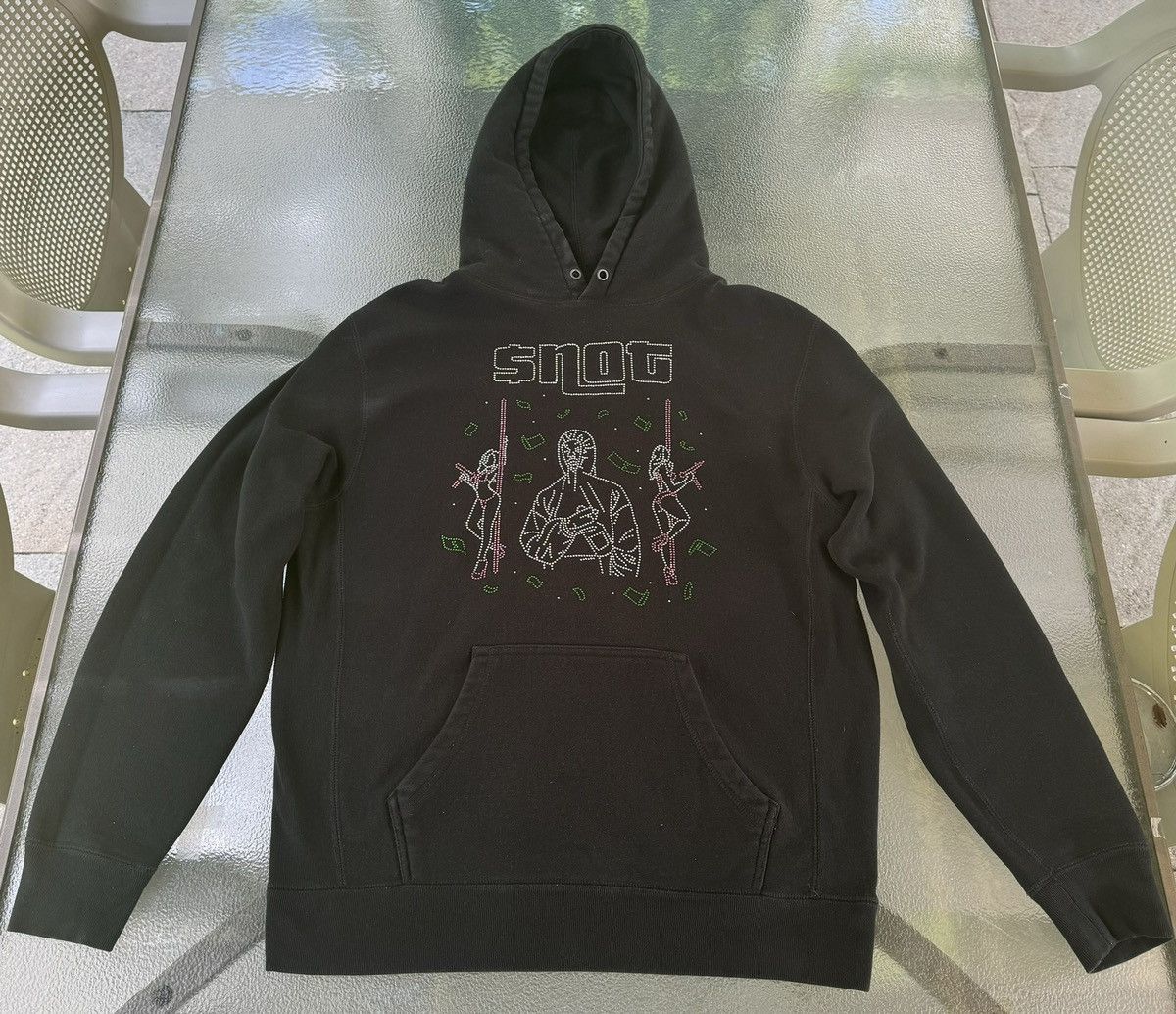 Copes *RARE* $NOT x Copes “Sinners Paradise” Rhinestone Hoodie Size US M / EU 48-50 / 2 - 1 Thumbnail