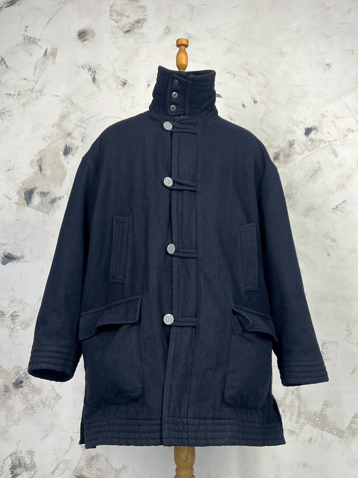 Armani Vintage Armani Wool Coat Jacket Size 52 XL - XXL Size US XL / EU 56 / 4 - 3 Thumbnail