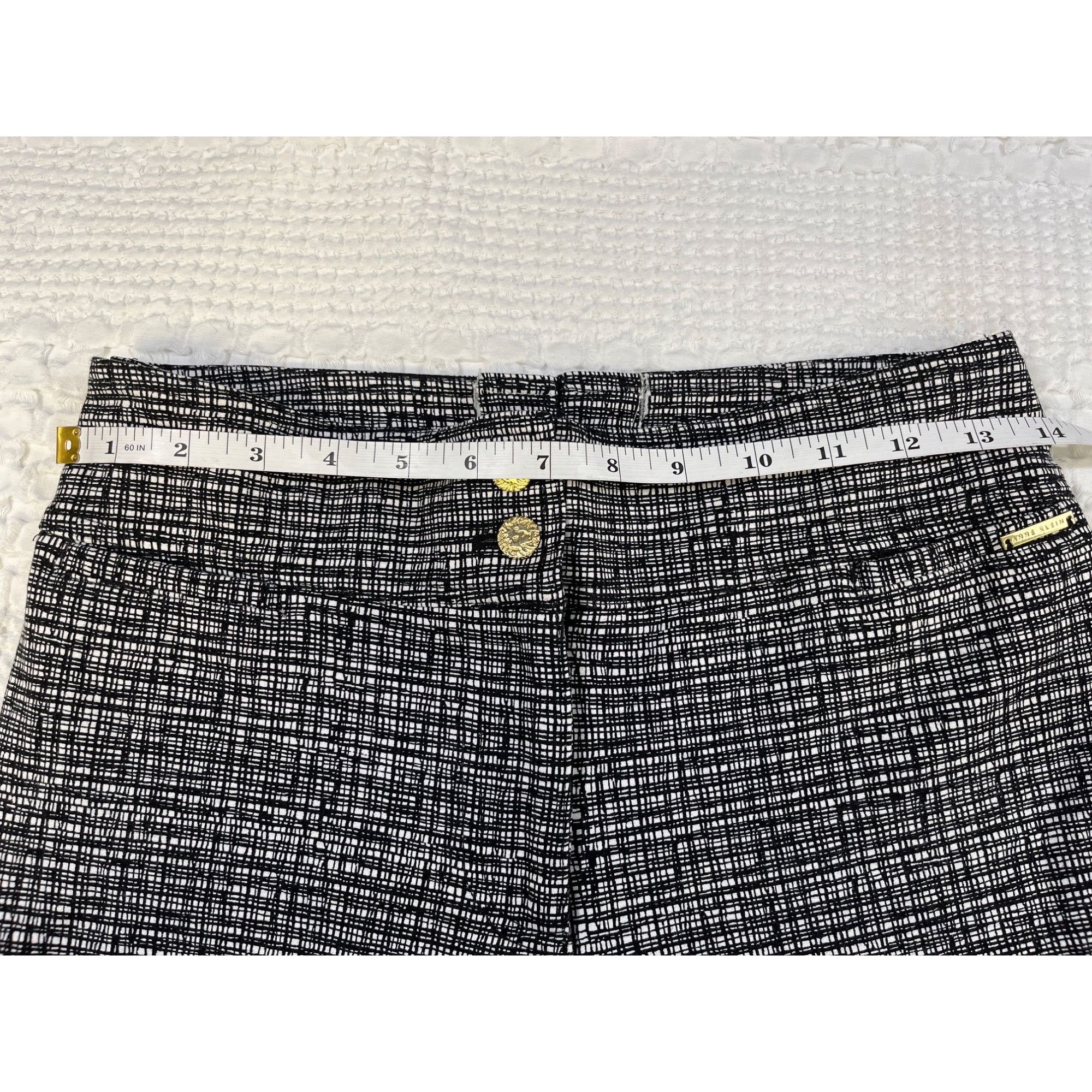 Anne Klein Anne Klein Women's Blk/White Dress Pants/Trousers Sz S SKU 4 Size 28" / US 6 / IT 42 - 5 Thumbnail