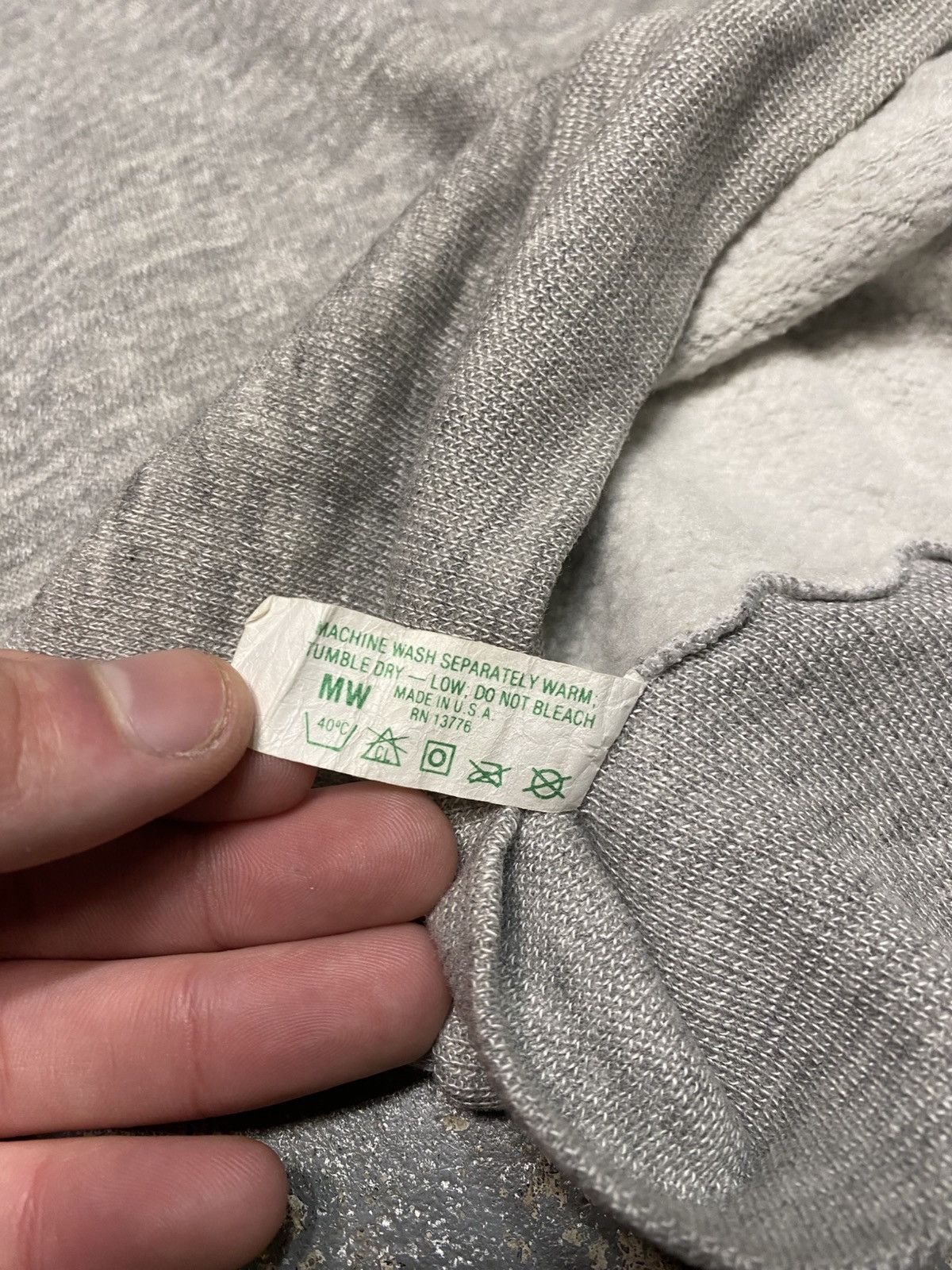 Vintage True Vintage Blank Grey 70s Crewneck Sweatshirt Size US M / EU 48-50 / 2 - 6 Thumbnail