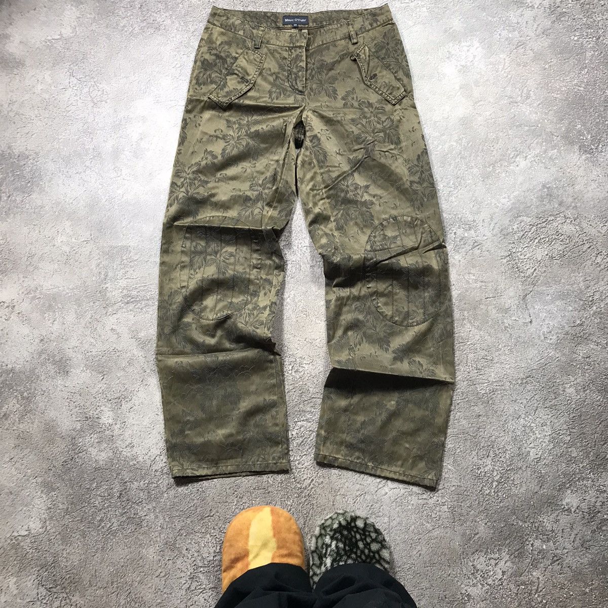 Vintage Vintage 90s Japanese Baggy Cargo Pants Distressed Parachute Size 31" - 2 Thumbnail
