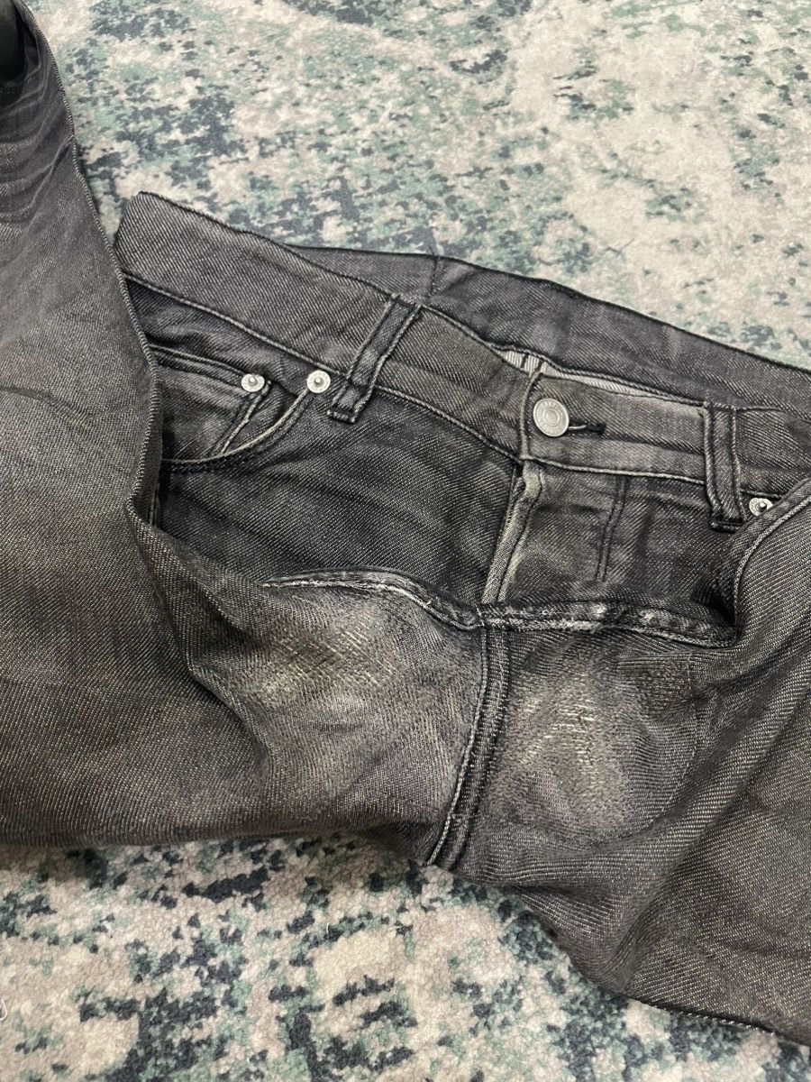 Jil Sander Jil Sander By Raf Simon Waxed Style Distressed Denim Size US 32 / EU 48 - 17 Thumbnail