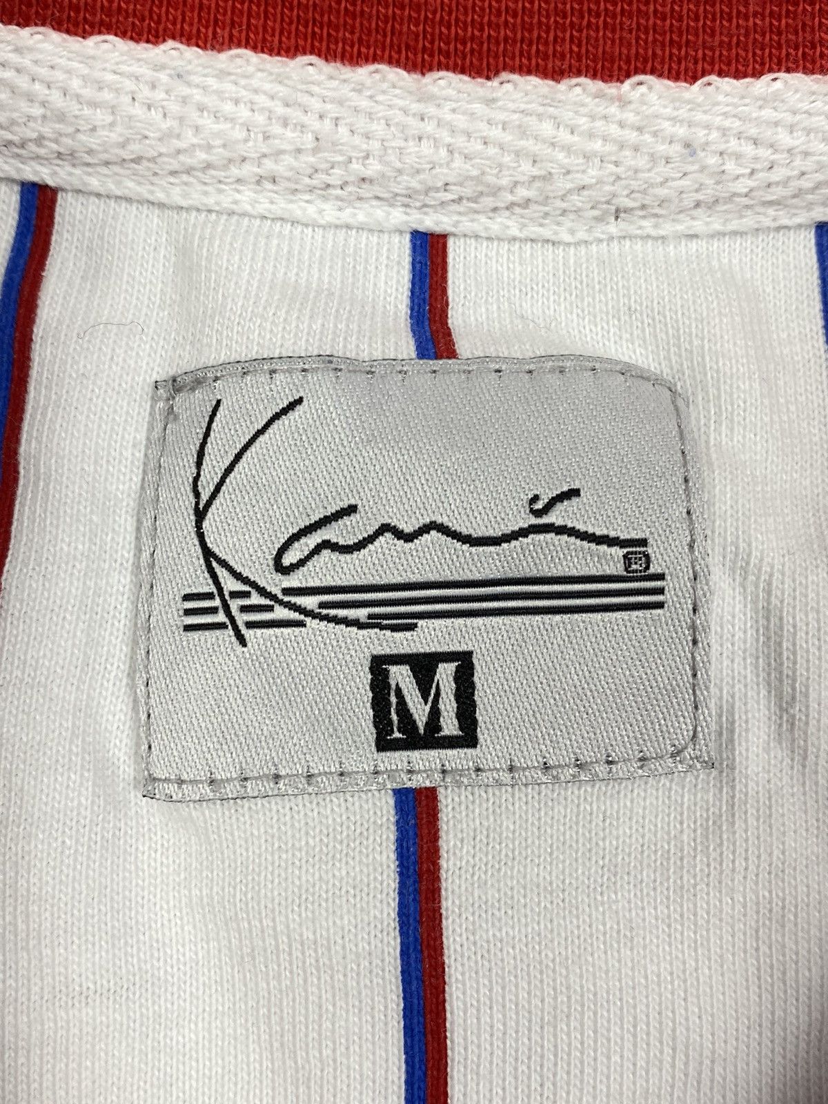 Karl Kani Karl Kani Center Logo Stripped Y2K T Shirt Size M Size US M / EU 48-50 / 2 - 8 Thumbnail