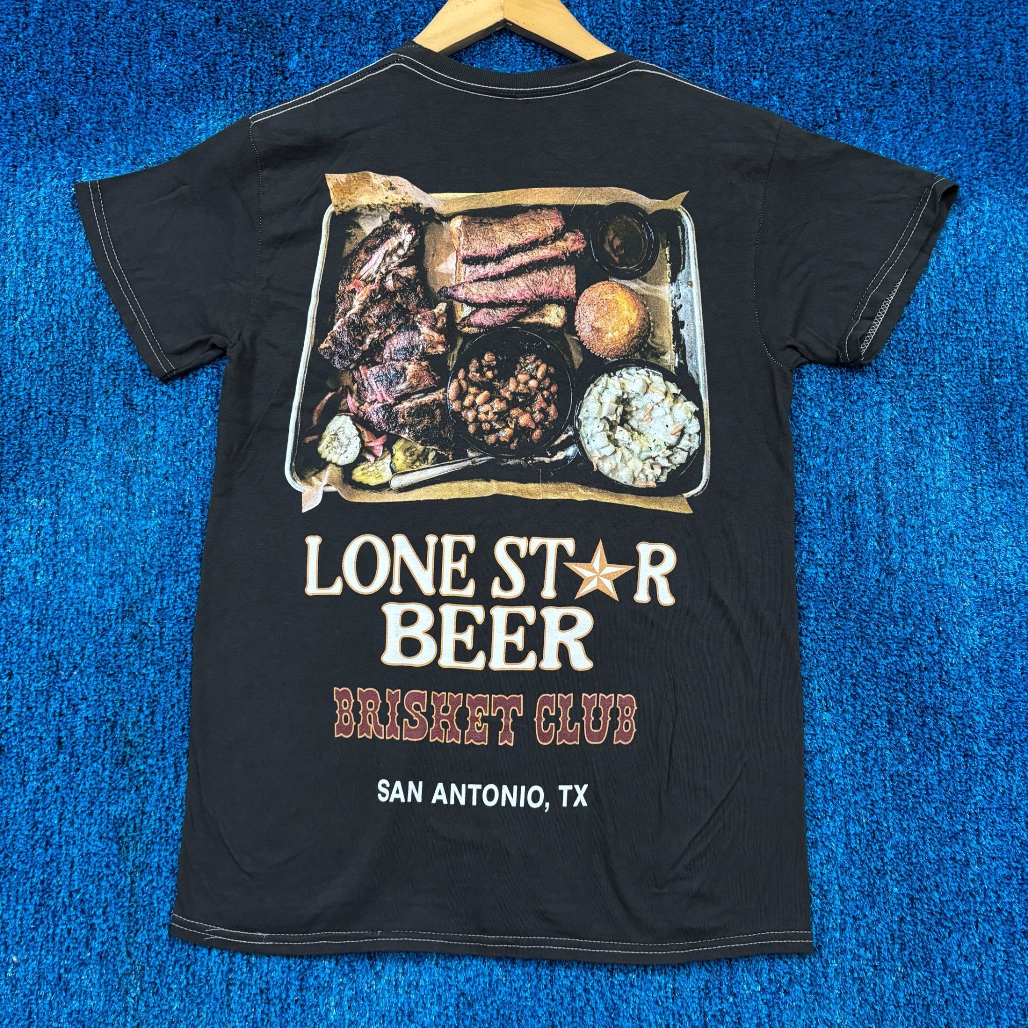 Other Lone Star Beer San Antonio Brisket Club Texas BBQ Tray Tee S Size US S / EU 44-46 / 1 - 1 Thumbnail