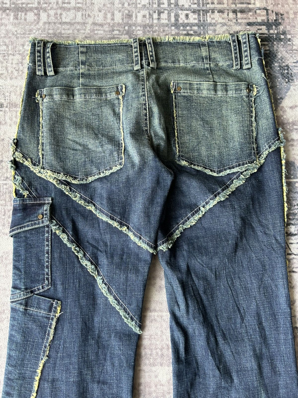 14th Addiction Y2K Flared Cargo Pants Size US 28 / EU 44 - 8 Thumbnail