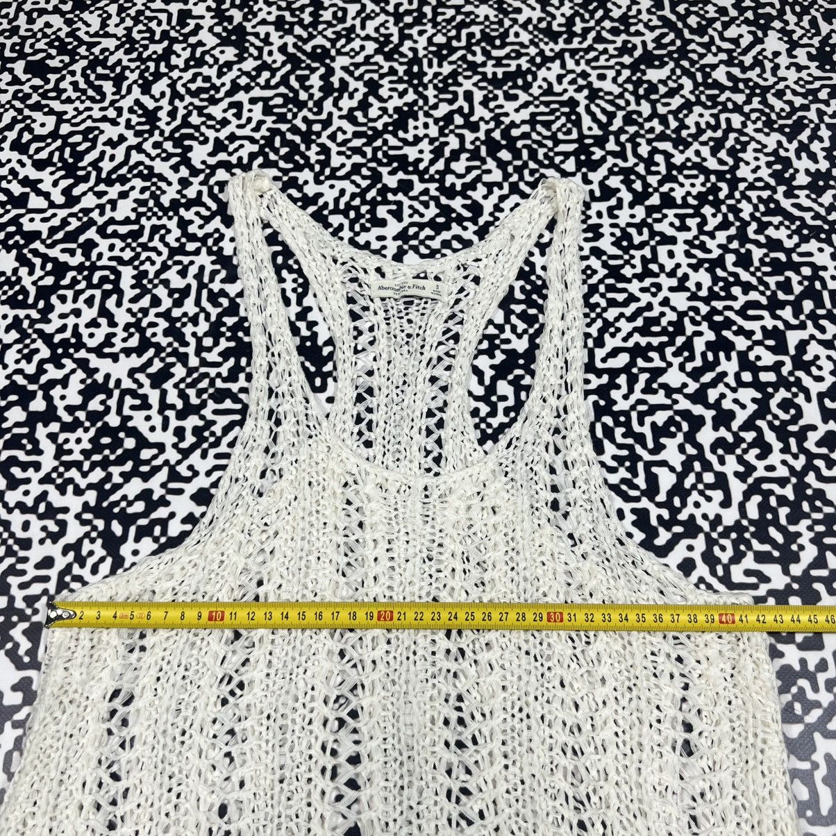 Abercrombie & Fitch Vintage Y2K Abercrombie Fitch Mesh Sexy Japanese Tank Top Size S / US 4 / IT 40 - 17 Thumbnail