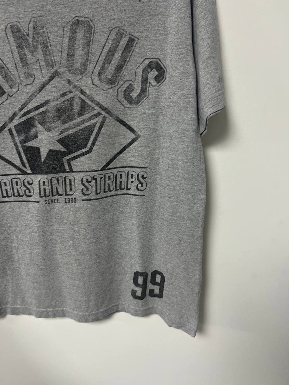 Famous Stars And Straps Vintage 1999 Famous Star and Straps T shirt Big Logo Tee M Size US M / EU 48-50 / 2 - 12 Thumbnail