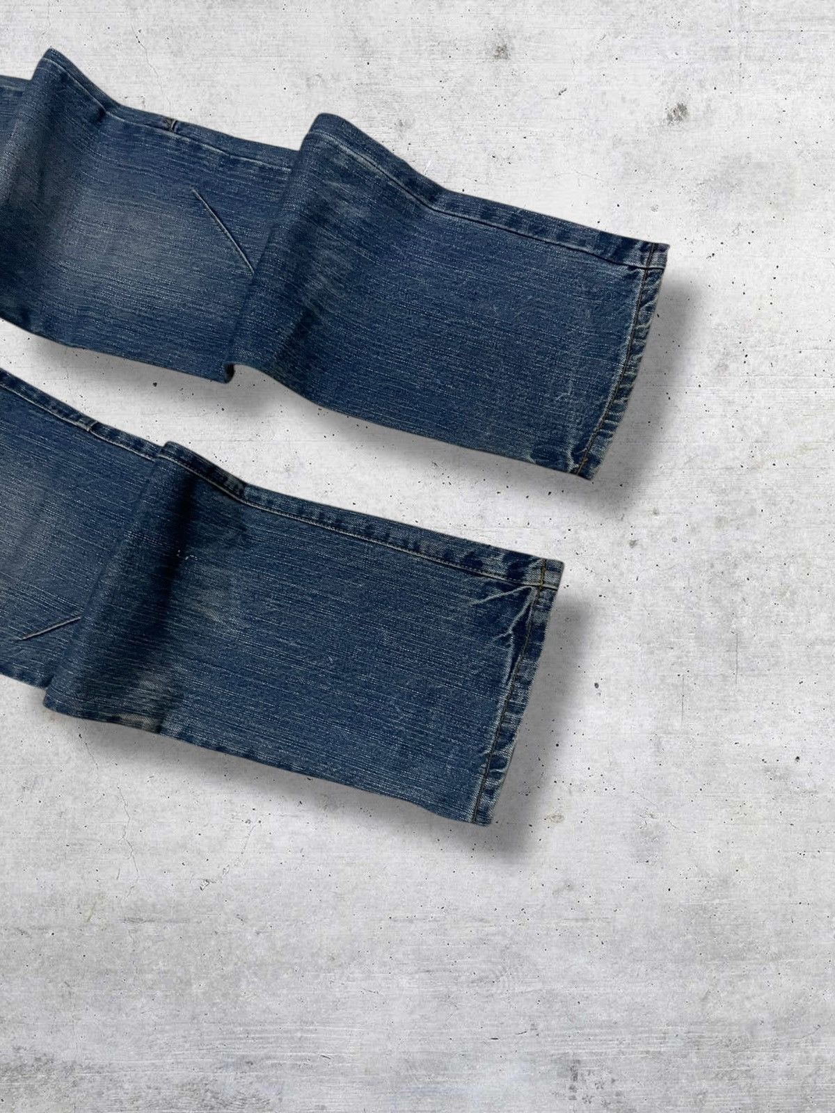 Japanese Brand VINTAGE WAVELIST JAPAN DESIGNER 90S DISTRESSED STREET DENIM Size US 27 - 5 Thumbnail