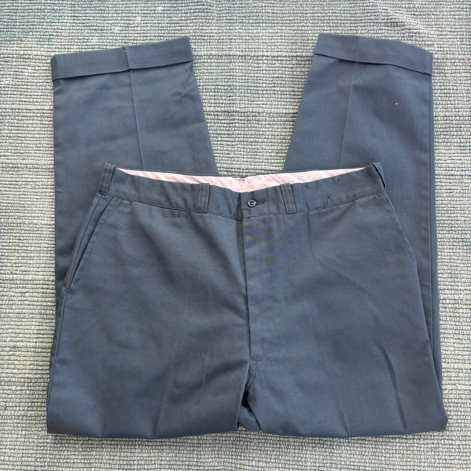 Lee × Vintage True vintage 60s era Lee gray tech twill pleated trousers Size US 34 / EU 50 - 1 Thumbnail