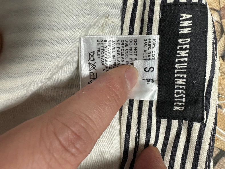 Ann Demeulemeester Ann Demeulemeester Ann Demeulemeester striped pants-2507 Size US 30 / EU 46 - 3 Thumbnail