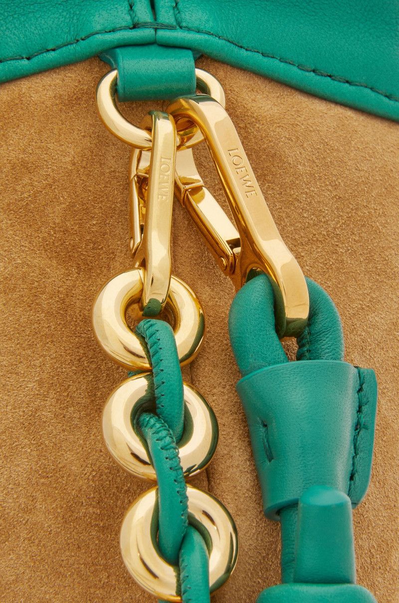 Loewe o1in1g0426 Size: OS/ Mini Flamenco Purse Bag Emerald Green Size ONE SIZE - 10 Thumbnail