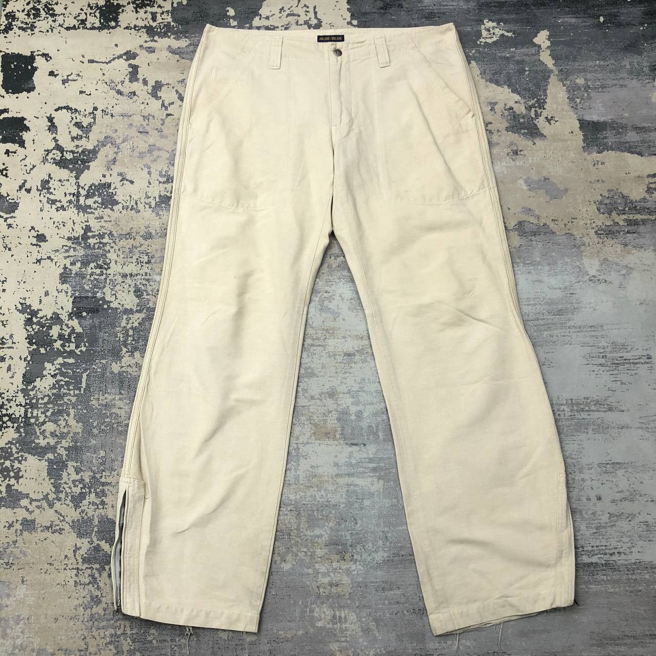 Blue Blue Japan P571 KING OF THE BLUE BLUE PANTS Size US 37 - 2 Thumbnail