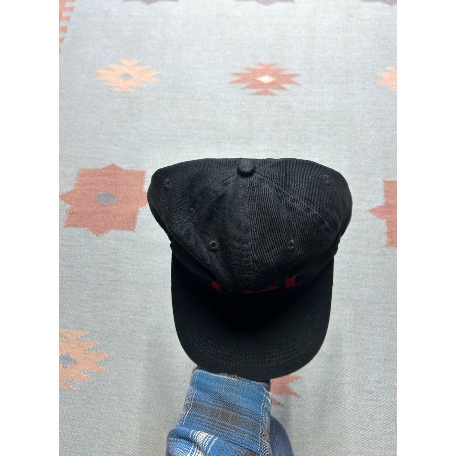 Vintage VINTAGE strapback hat cap FBI farm bureau insurance black red adjustable Size ONE SIZE - 3 Thumbnail