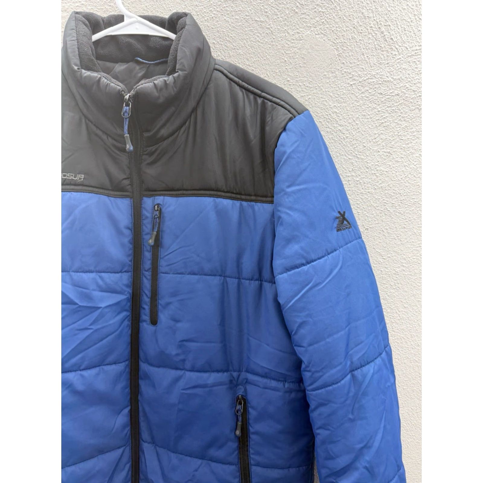 ZeroXposur ZeroXposure Mens Jacket Size Medium Blue Black Winter Zip Up Puffer Lined Size US M / EU 48-50 / 2 - 2 Thumbnail