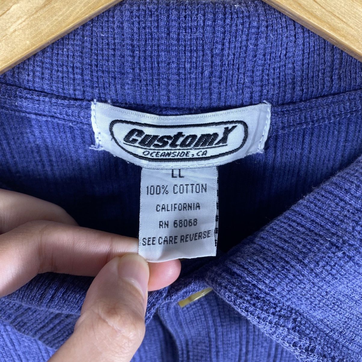 Vintage Vintage CUSTOM-X Ocean Side Surfing Polo Shirt Large Size Size US L / EU 52-54 / 3 - 6 Thumbnail
